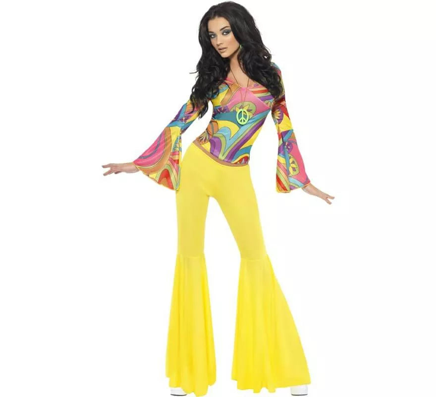 Translation missing: it.Disfraz de Hippie Guay de los 70 para mujer