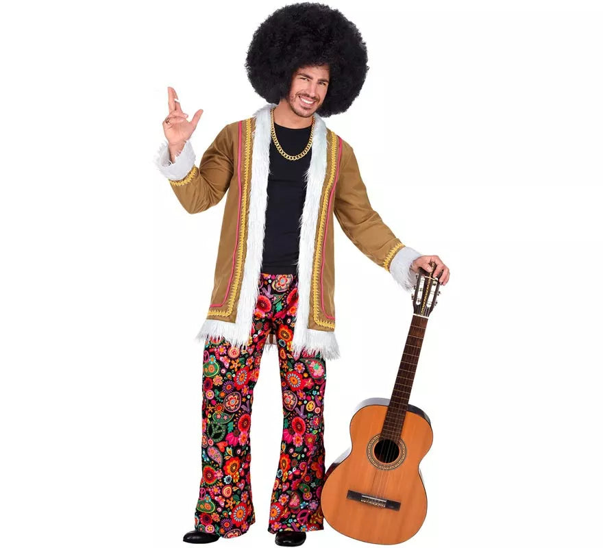 Disfraz de Hippie Invierno para hombre