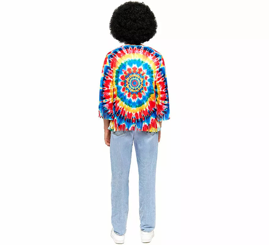 Translation missing: it.Disfraz de Hippie multicolor para hombre