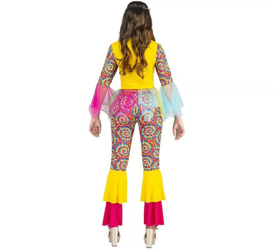 Translation missing: es.Disfraz de Hippie Multicolor para mujer