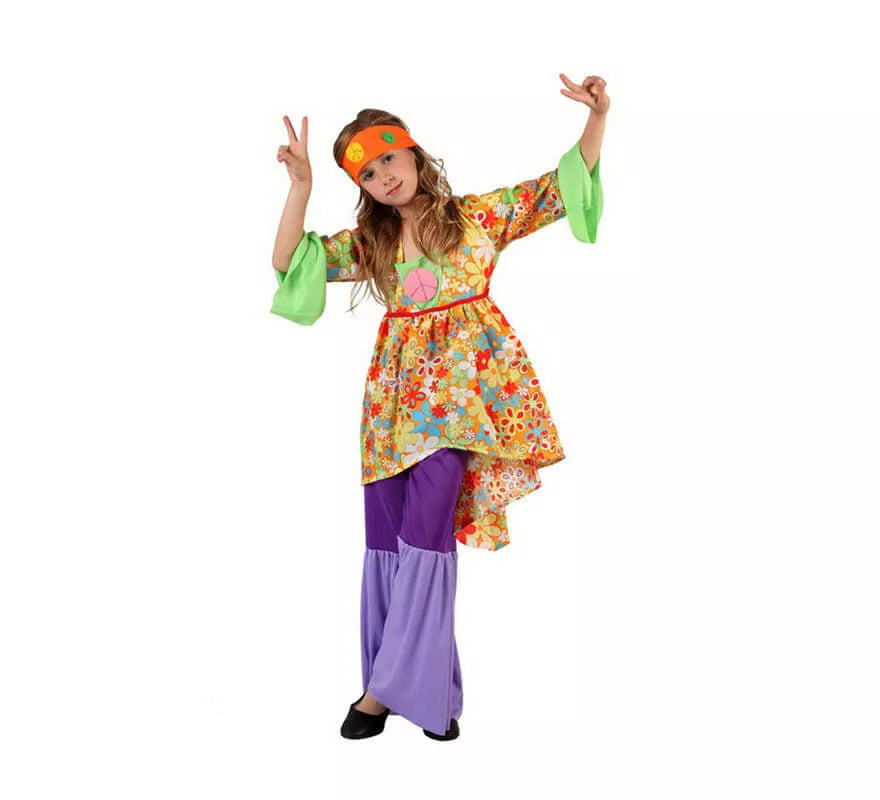 Translation missing: it.Disfraz de Hippie para niñas