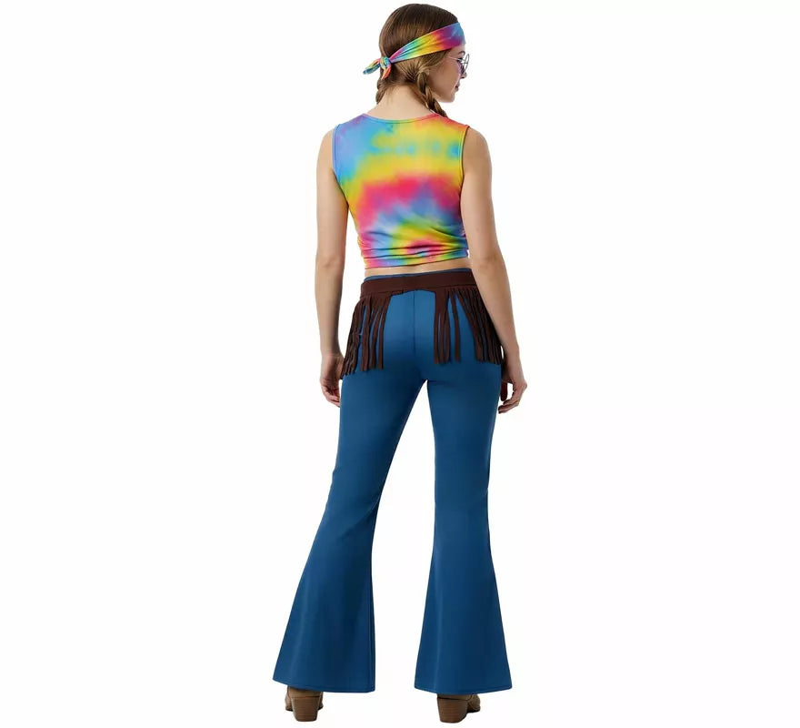 Disfraz de Hippie Psicodélica para mujer