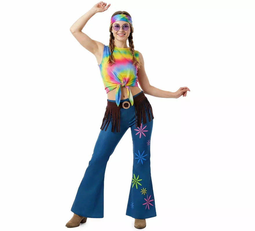 Translation missing: it.Disfraz de Hippie Psicodélica para mujer