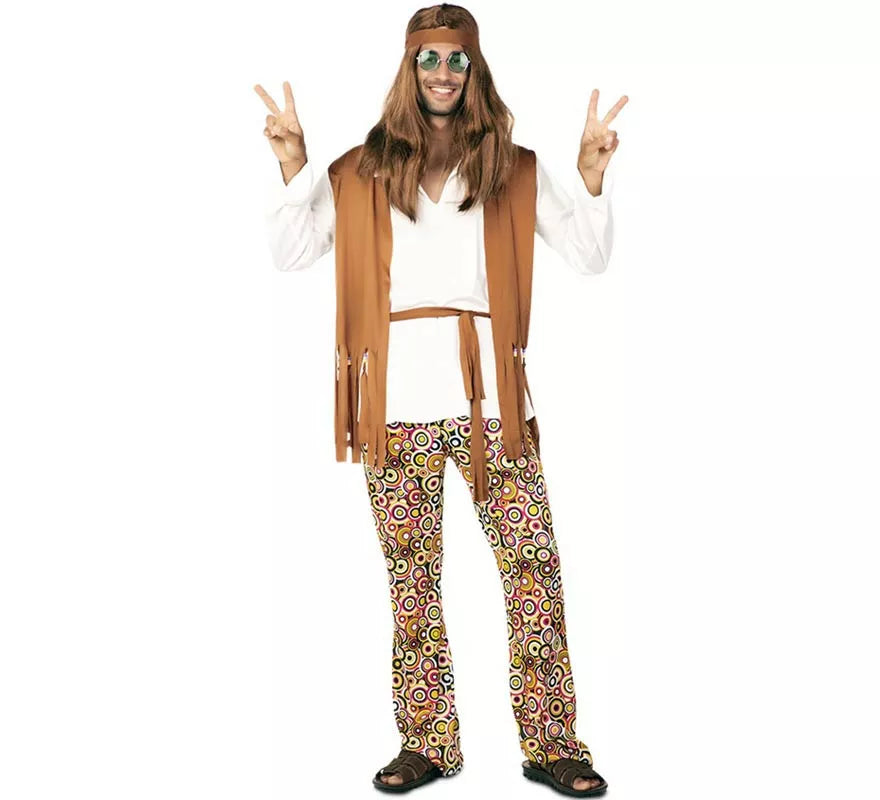 Translation missing: it.Disfraz de Hippie Psicodélico para hombre