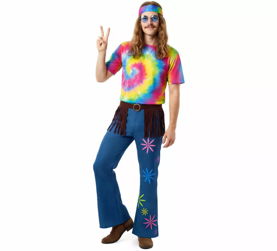 Translation missing: it.Disfraz de Hippie Psicodélico para hombre