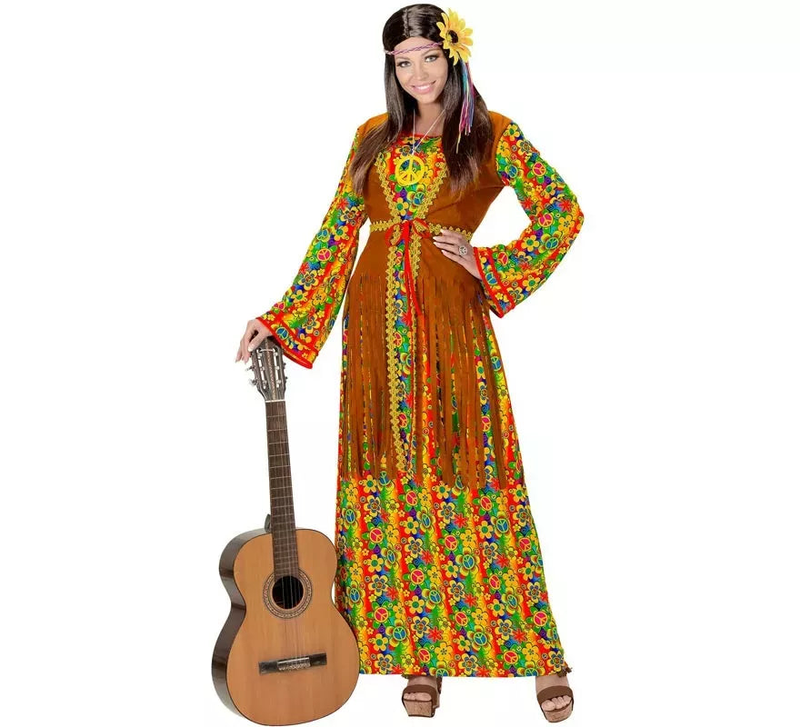 Translation missing: it.Disfraz de Hippie Símbolo de Paz para mujer