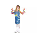 Disfraz de Hippie vaquera para niña