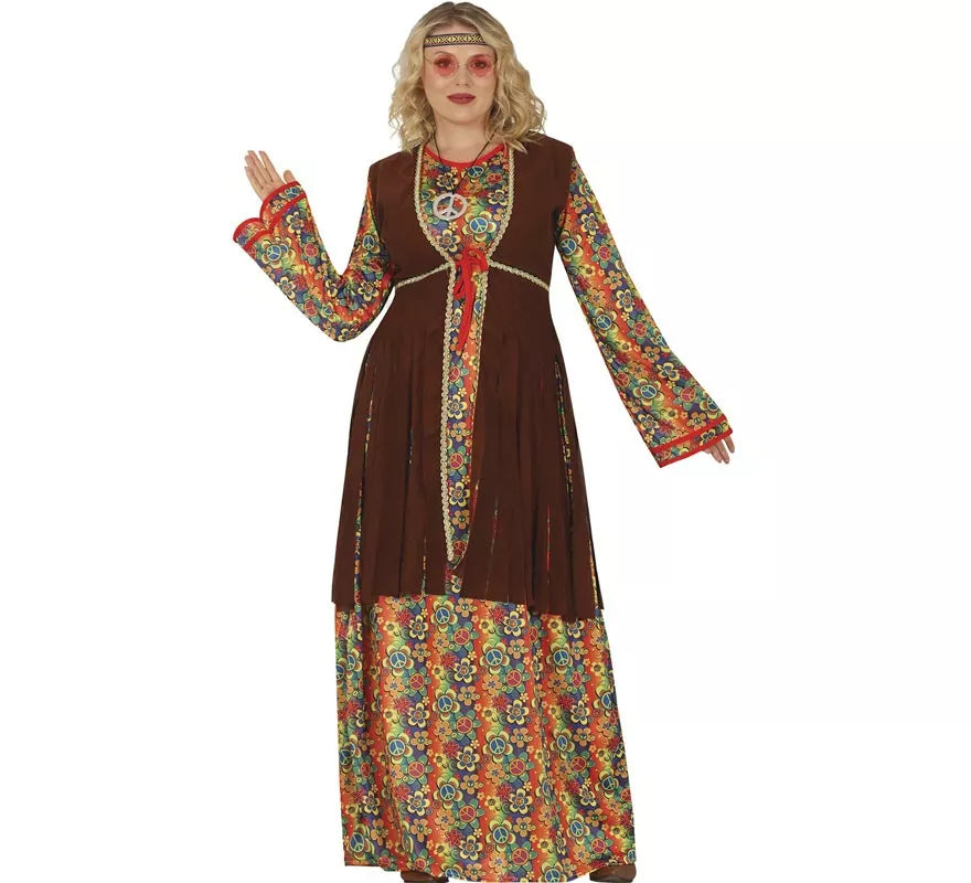 Translation missing: it.Disfraz de Hippie vestido largo para mujer