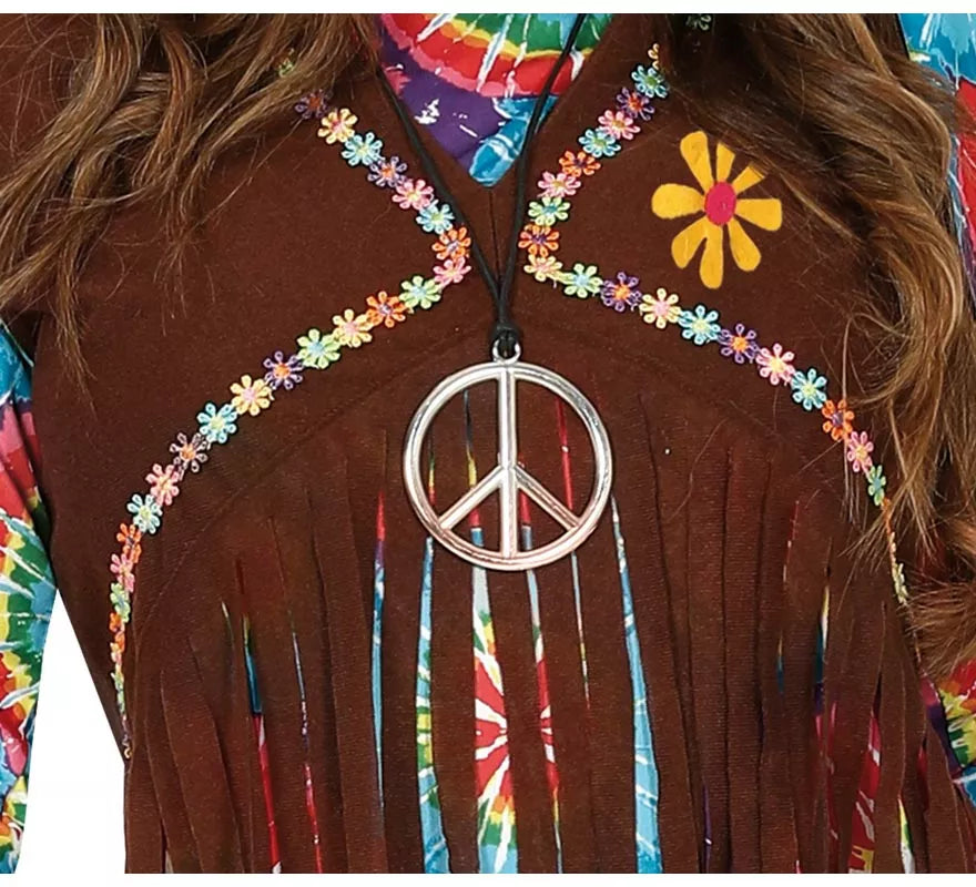 Translation missing: it.Disfraz de Hippy con Chaleco para mujer