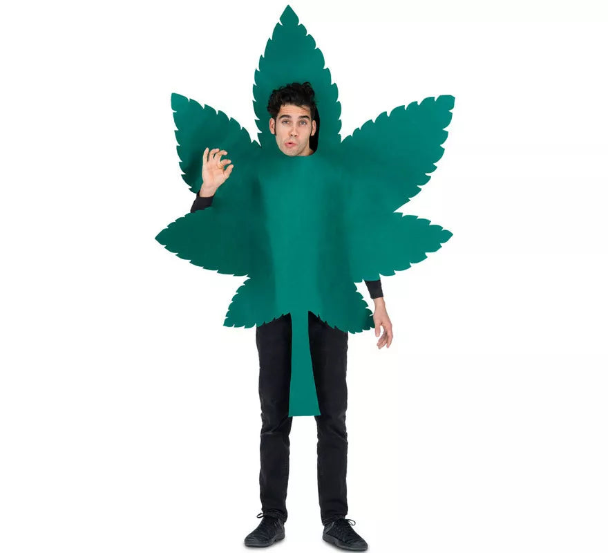 Translation missing: it.Disfraz de Hoja de Marihuana para adulto