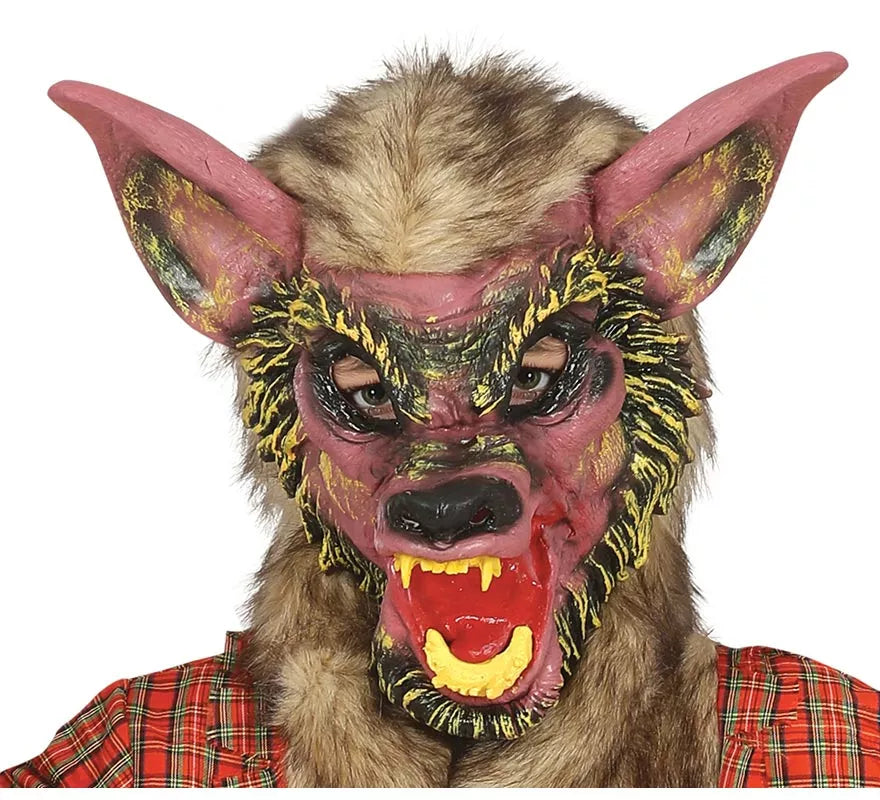 Translation missing: it.Disfraz de Hombre Lobo con colmillos para niño