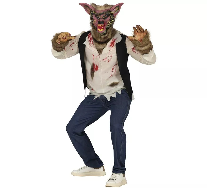 Translation missing: it.Disfraz de Hombre Lobo para hombre