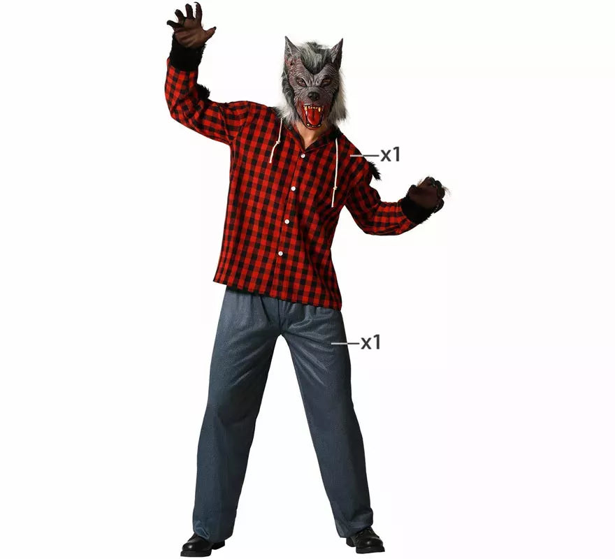 Translation missing: it.Disfraz de Hombre Lobo para hombre