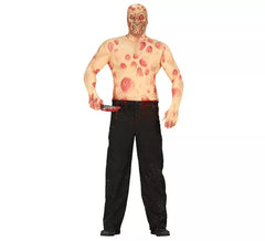 Costume da uomo di Halloween bruciato per gli uomini