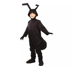 Costume da Formica Nera con cappuccio e guanti per bambino