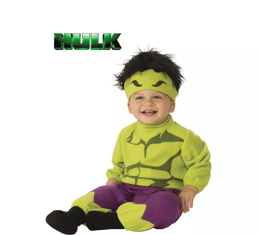 Translation missing: it.Disfraz de Hulk con gorro para bebé