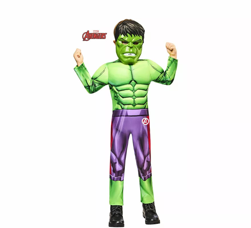 Translation missing: it.Disfraz de Hulk Musculoso para niño