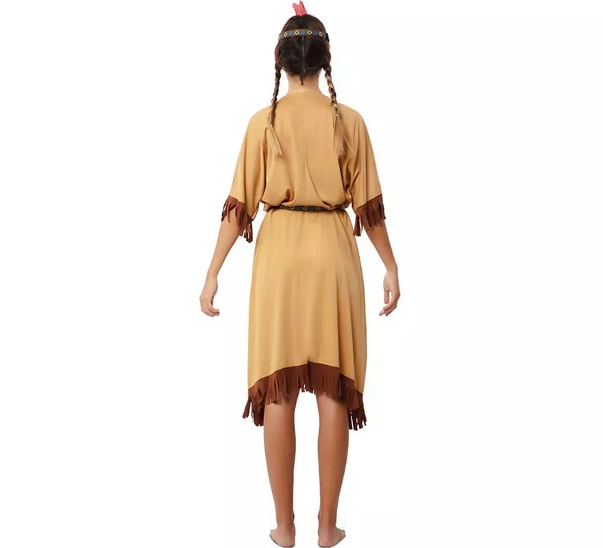 Translation missing: it.Disfraz de India Apache en vestido con tocado para mujer