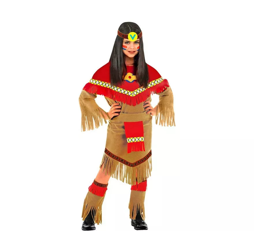Translation missing: es.Disfraz de India Cherokee para niña