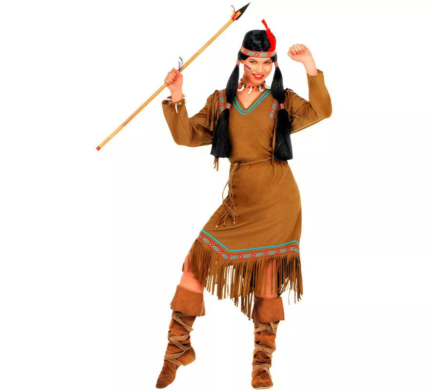 Translation missing: it.Disfraz de India Cheyenne con Vestido para mujer