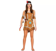 Costume marrone india per donna