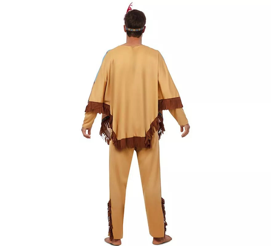 Translation missing: it.Disfraz de Indio Apache con tocado para hombre