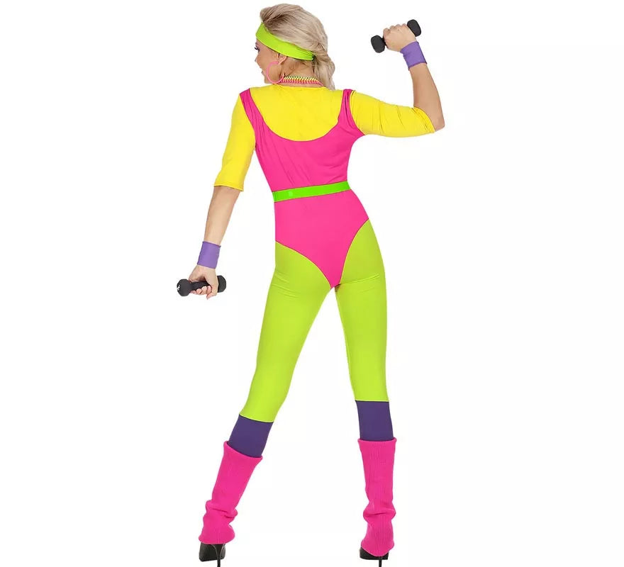 Translation missing: it.Disfraz de Instructora de Aerobics Años 80 para mujer