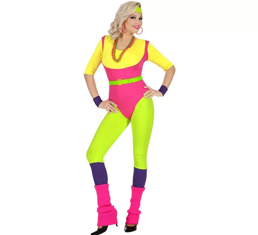Translation missing: it.Disfraz de Instructora de Aerobics Años 80 para mujer