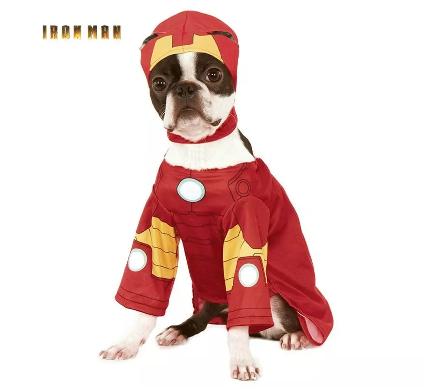 Translation missing: it.Disfraz de Iron Man con gorro para perro