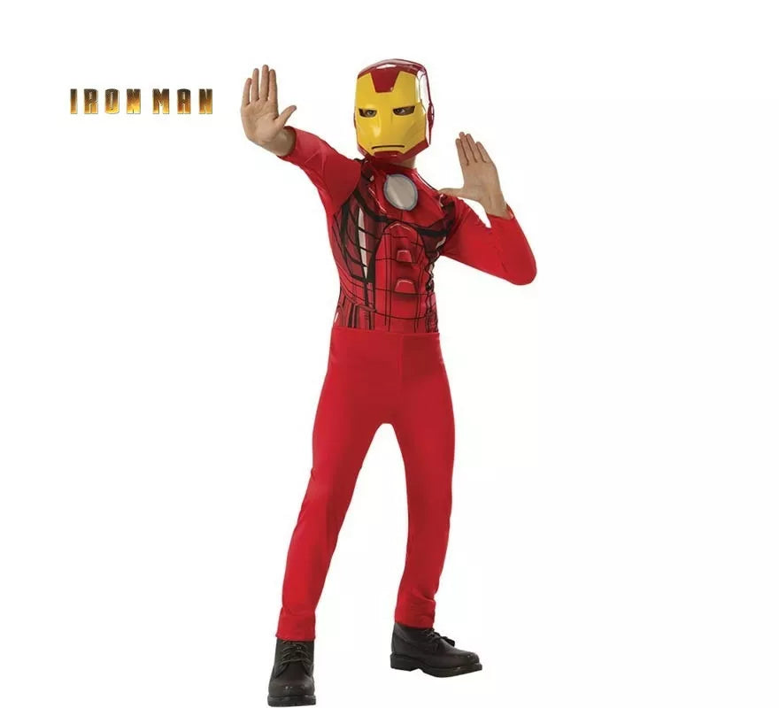 Translation missing: es.Disfraz de Iron Man Opp con máscara en caja para niño