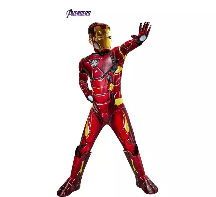 Translation missing: it.Disfraz de Iron Man Premium rojo para niño