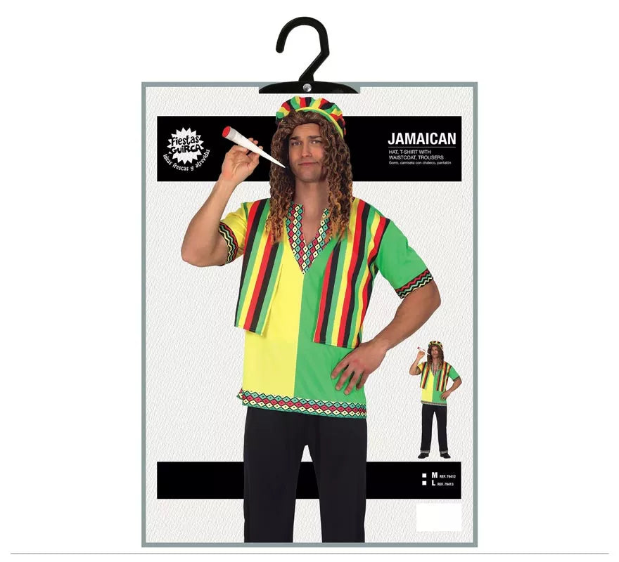 Translation missing: es.Disfraz de Jamaicano para Hombre