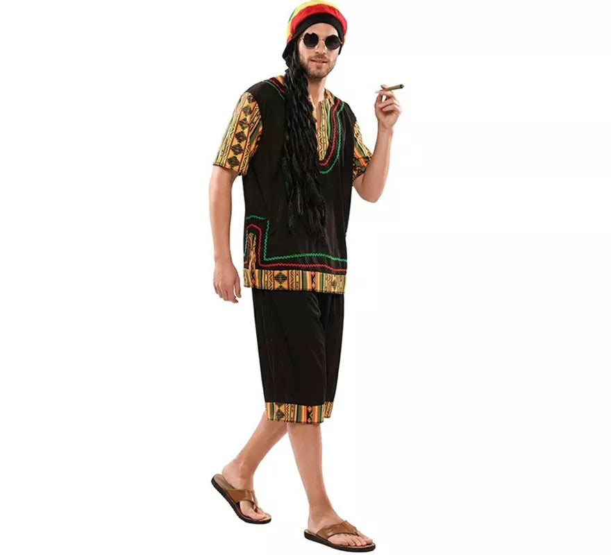 Translation missing: it.Disfraz de Jamaicano Rasta para hombre
