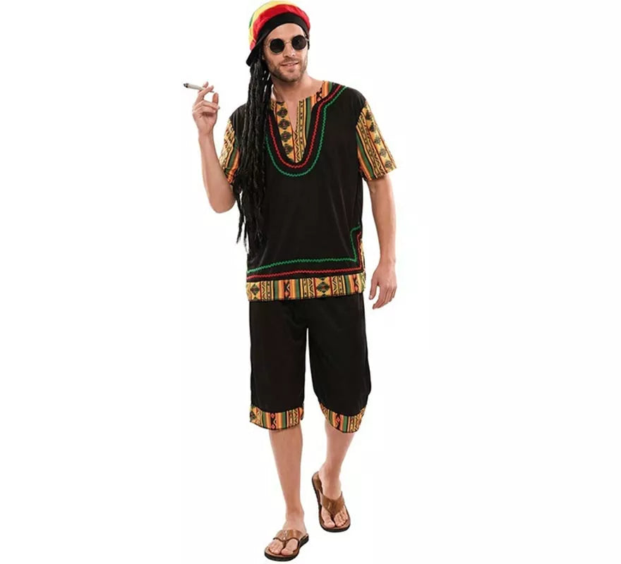 Translation missing: it.Disfraz de Jamaicano Rasta para hombre