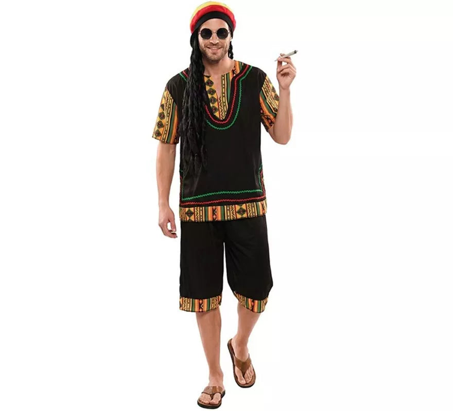 Translation missing: it.Disfraz de Jamaicano Rasta para hombre
