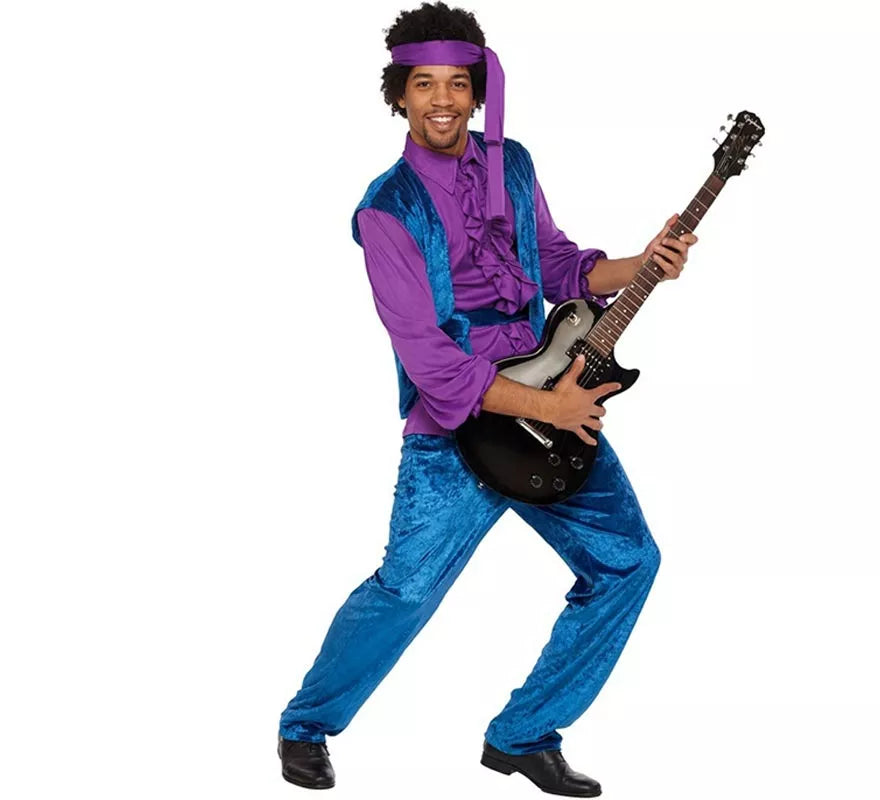 Translation missing: es.Disfraz de Jimi Hendrix para hombre