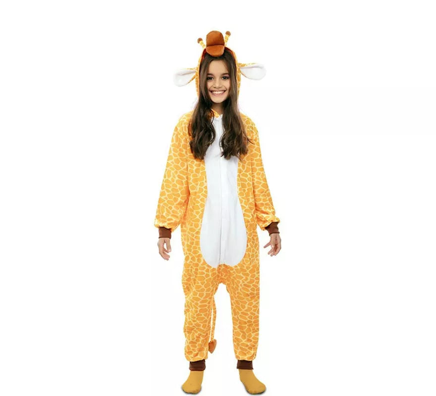 Translation missing: it.Disfraz de Jirafa Kugurumi con capucha y orejas para niños