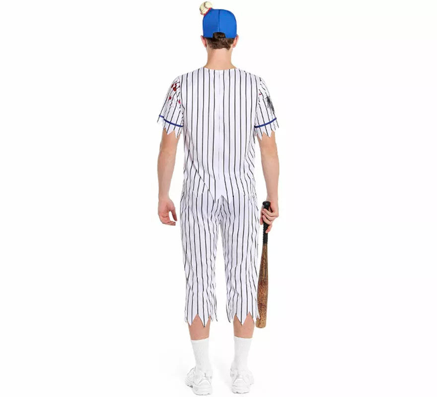Translation missing: it.Disfraz de Jugador de Béisbol Zombie para hombre