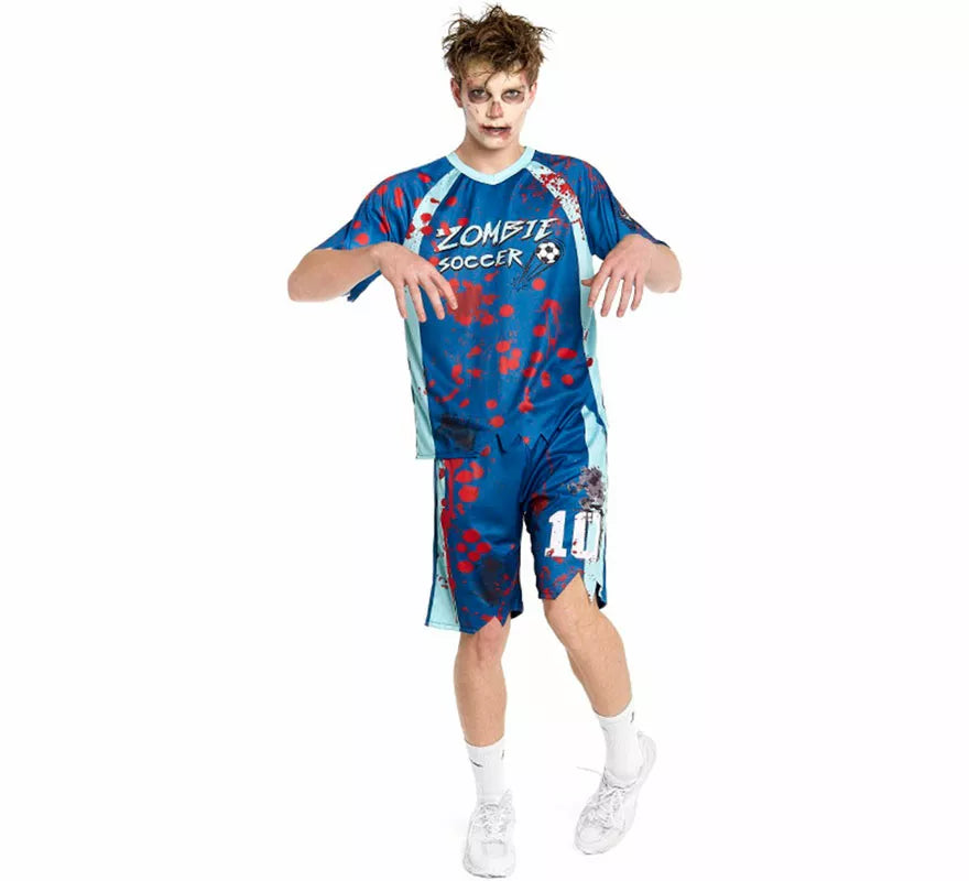Translation missing: it.Disfraz de Jugador de Fútbol Zombie para hombre