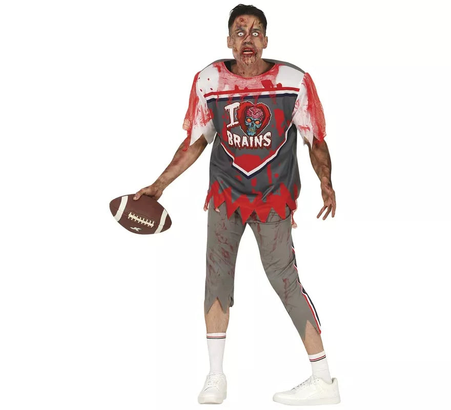 Translation missing: it.Disfraz de Jugador de Rugby Zombie para hombre