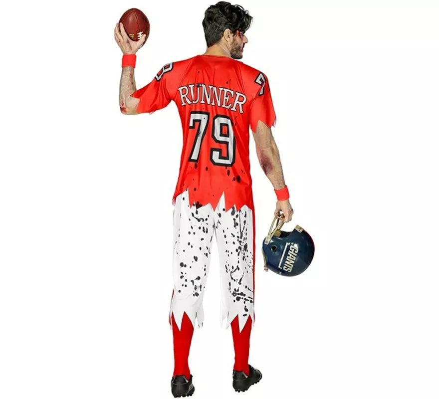 Translation missing: it.Disfraz de Jugador de Rugby Zombie para hombre