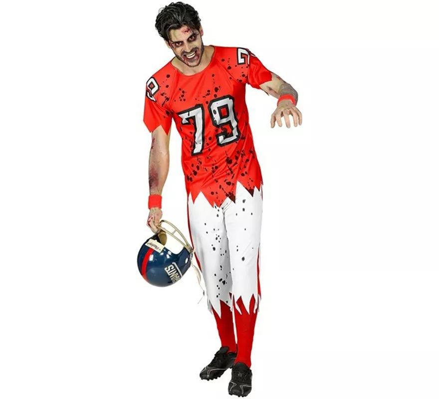Translation missing: it.Disfraz de Jugador de Rugby Zombie para hombre