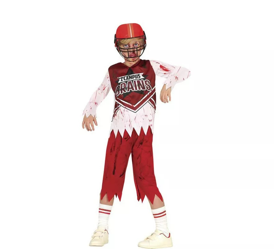 Translation missing: it.Disfraz de Jugador de Rugby Zombie para niño