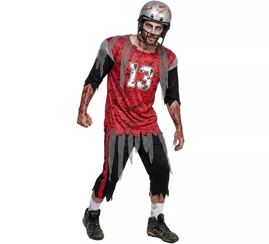 Translation missing: it.Disfraz de Jugador Fútbol Americano Zombie para hombre