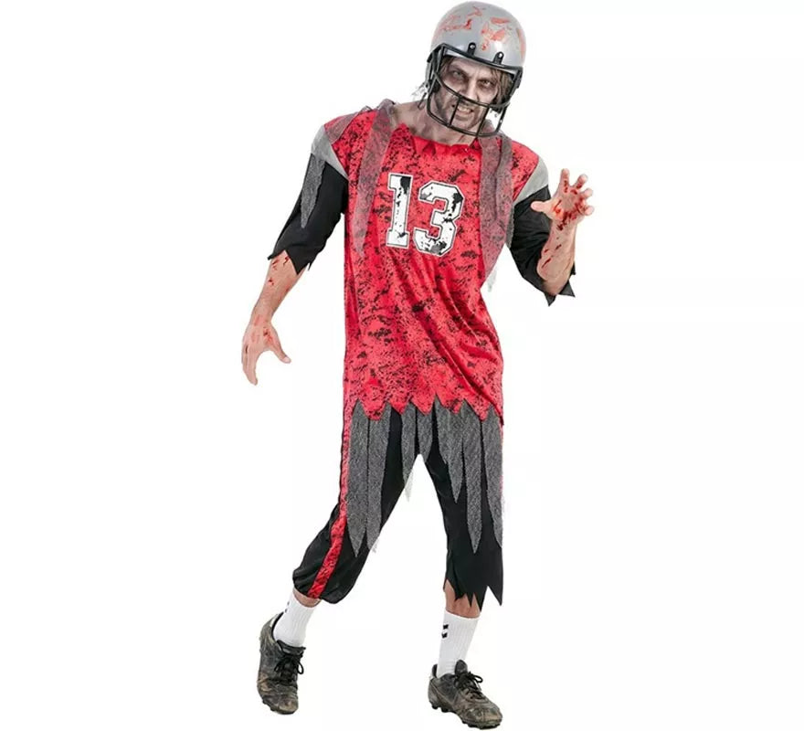Translation missing: it.Disfraz de Jugador Fútbol Americano Zombie para hombre