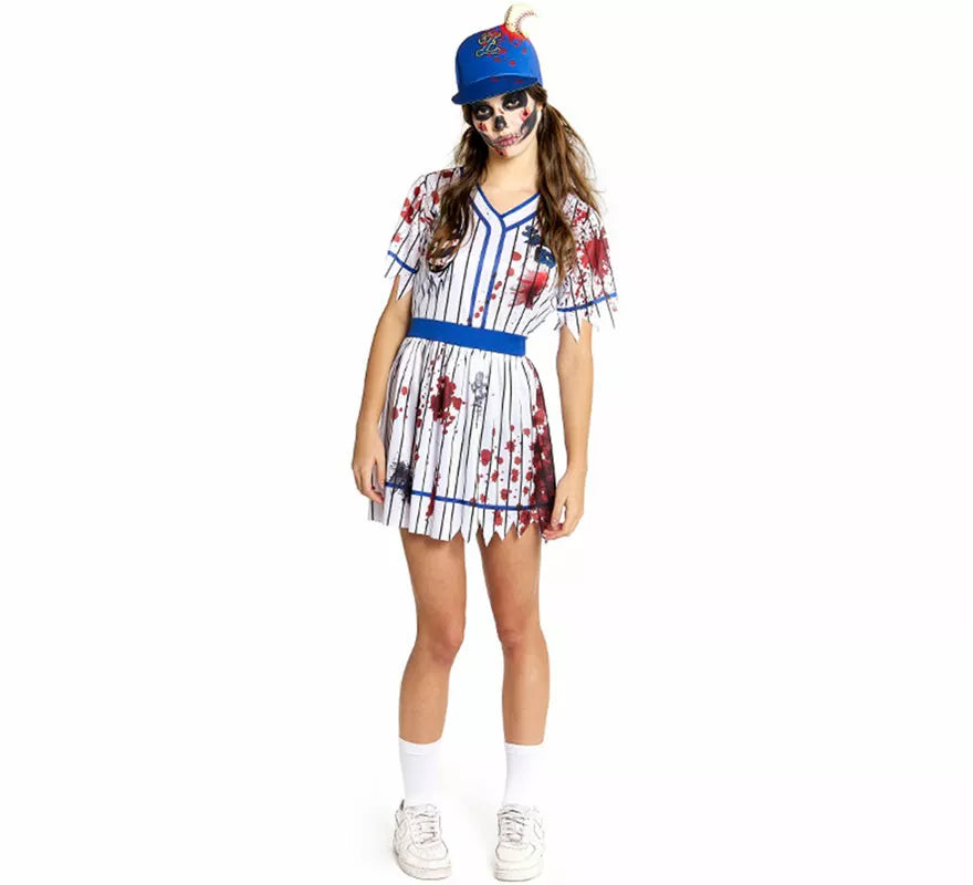 Translation missing: it.Disfraz de Jugadora de Béisbol Zombie para mujer