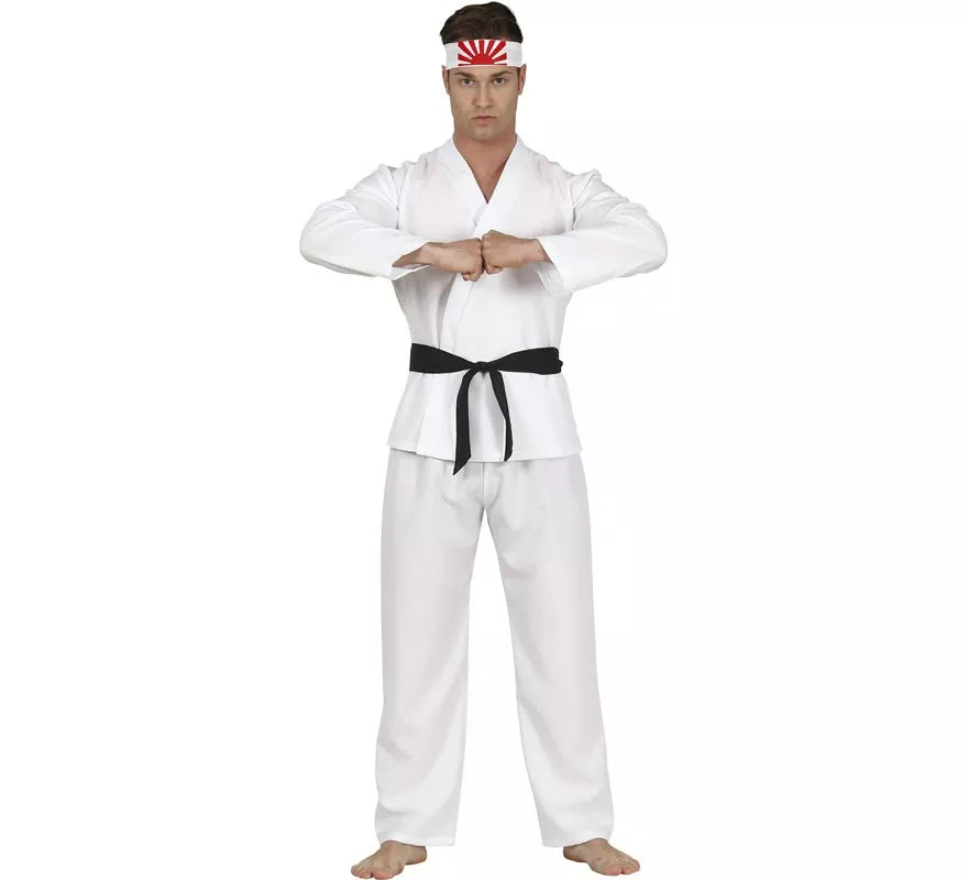 Translation missing: it.Disfraz de Karateca Blanco para Hombre