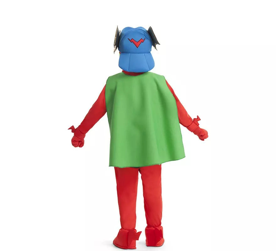 Translation missing: it.Disfraz de Kid Fury de SuperZings para niños