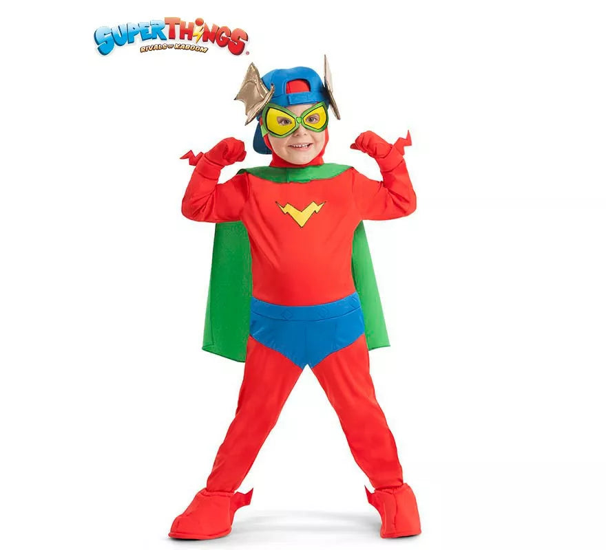 Translation missing: it.Disfraz de Kid Fury de SuperZings para niños