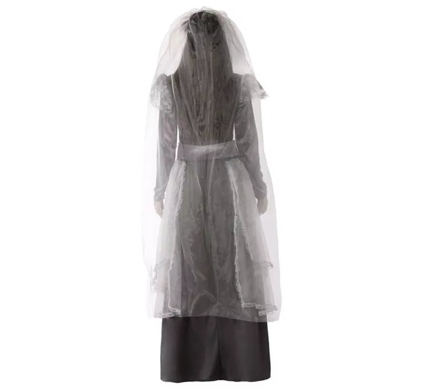 Translation missing: es.Disfraz de La Llorona gris para mujer